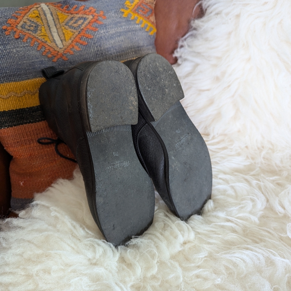 Madewell Black Leather Boots - Picture 9 of 12